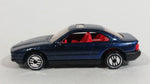 1994 Hot Wheels BMW 850i Metallic Dark Blue Die Cast Toy Car Vehicle