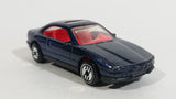 1994 Hot Wheels BMW 850i Metallic Dark Blue Die Cast Toy Car Vehicle