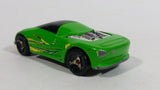 2000 Hot Wheels Buick Wildcat Green Plastic Body Die Cast Toy Car Vehicle