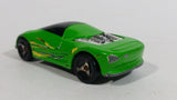 2000 Hot Wheels Buick Wildcat Green Plastic Body Die Cast Toy Car Vehicle