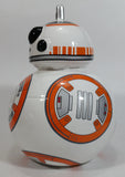 Star Wars BB-8 Droid Robot Character Orange and White Ceramic Coin Bank Collectible - Missing the plug