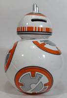 Star Wars BB-8 Droid Robot Character Orange and White Ceramic Coin Bank Collectible - Missing the plug