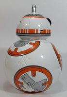 Star Wars BB-8 Droid Robot Character Orange and White Ceramic Coin Bank Collectible - Missing the plug