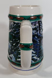 1993 Budweiser Holiday Stein Collection Special Delivery Ceramic Beer Stein By Artist Nora Koerber - Handcrafted in Brazil by Ceramarte