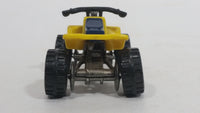 1988 Hot Wheels Suzuki Quadracer Yellow Die Cast ATV Toy Vehicle