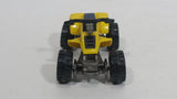 1988 Hot Wheels Suzuki Quadracer Yellow Die Cast ATV Toy Vehicle