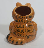 Vintage Enesco Garfield Ceramic Cat Cartoon Character Toothpick Holder  2 3/4" Tall