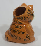 Vintage Enesco Garfield Ceramic Cat Cartoon Character Toothpick Holder  2 3/4" Tall