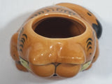 Vintage Enesco Garfield Ceramic Cat Cartoon Character Toothpick Holder  2 3/4" Tall