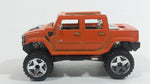 2012 Hot Wheels Performance Hummer H2 Orange Die Cast Toy Car Vehicle