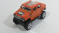 2012 Hot Wheels Performance Hummer H2 Orange Die Cast Toy Car Vehicle