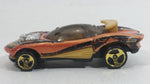 1999 Hot Wheels Alien Attack Flashfire Orange Die Cast Toy Car Vehicle