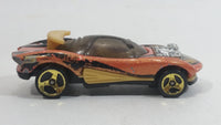 1999 Hot Wheels Alien Attack Flashfire Orange Die Cast Toy Car Vehicle