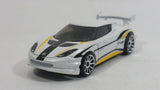 2014 Hot Wheels Showroom All Stars Lotus Evora GT4 White Die Cast Toy Dream Car Vehicle