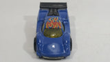 2001 Hot Wheels GT Racer Metallic Blue Die Cast Toy Race Car Vehicle