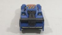 2001 Hot Wheels GT Racer Metallic Blue Die Cast Toy Race Car Vehicle