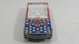 2004 Hot Wheels Star Spangled 2 '65 Mustang Convertible Stars and Stripes USA Red White and Blue Die Cast Toy Car Vehicle with Opening Hood