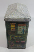 1990 The Silver Crane Company Garage Car Care Kit Nostalgic Metal Tin Container Collectible with Great Graphics