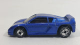 1993 Hot Wheels Zender Fact 4 Blue Die Cast Toy Car Vehicle