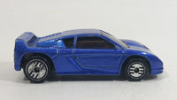 1993 Hot Wheels Zender Fact 4 Blue Die Cast Toy Car Vehicle