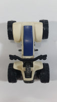 1991 Hot Wheels Suzuki Quadracer Cream White Die Cast ATV Toy Vehicle