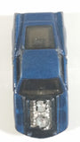 2003 Hot Wheels First Editions Tooned 1968 Mustang Dark Blue Die Cast Toy Muscle Car Vehicle