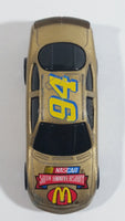 1998 Hot Wheels NASCAR 50th Anniversary #94 Bill Elliot 8/8 Gold Die Cast Toy Race Car Vehicle McDonald's Happy Meal