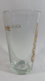 James Bond 007 Goldeneye Movie Film 5 3/4" Tall PP7 Yellow Gun Drinking Glass Collectible