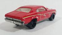 2008 Hot Wheels Muscle Mania '68 Nova Red Die Cast Toy Car Vehicle