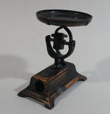 Vintage PlayMe Miniature Antique Weighing Balance Scale No. 967 Metal Pencil Sharpener Doll House Furniture Size
