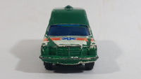 Vintage Corgi Mercedes Benz 2200 Binz Ambulance White Painted Green Die Cast Toy Car Emergency Rescue Vehicle