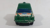 Vintage Corgi Mercedes Benz 2200 Binz Ambulance White Painted Green Die Cast Toy Car Emergency Rescue Vehicle