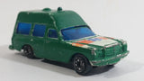 Vintage Corgi Mercedes Benz 2200 Binz Ambulance White Painted Green Die Cast Toy Car Emergency Rescue Vehicle