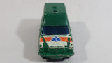 Vintage Corgi Mercedes Benz 2200 Binz Ambulance White Painted Green Die Cast Toy Car Emergency Rescue Vehicle