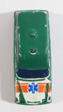 Vintage Corgi Mercedes Benz 2200 Binz Ambulance White Painted Green Die Cast Toy Car Emergency Rescue Vehicle