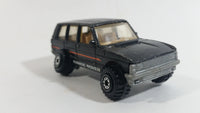 1996 Hot Wheels Range Rover Metallic Black Die Cast Toy Car Vehicle