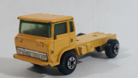 Vintage Yatming Semi Delivery Truck Yellow Die Cast Toy Car Vehicle