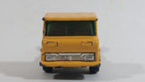 Vintage Yatming Semi Delivery Truck Yellow Die Cast Toy Car Vehicle