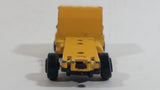 Vintage Yatming Semi Delivery Truck Yellow Die Cast Toy Car Vehicle