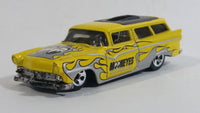 2012 Hot Wheels HW Performance 8 Crate Yellow Die Cast Toy Car Vehicle