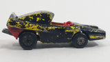 1972 Lesney Matchbox Superfast Woosh - N - Push No. 58 Yellow (Painted Black) Die Cast Toy Car Vehicle