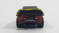 1972 Lesney Matchbox Superfast Woosh - N - Push No. 58 Yellow (Painted Black) Die Cast Toy Car Vehicle