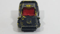 1972 Lesney Matchbox Superfast Woosh - N - Push No. 58 Yellow (Painted Black) Die Cast Toy Car Vehicle