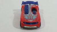 2010 Hot Wheels Trick Tracks Battle Spec Orange Blue Die Cast Toy Car Vehicle