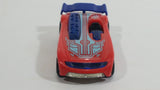 2010 Hot Wheels Trick Tracks Battle Spec Orange Blue Die Cast Toy Car Vehicle