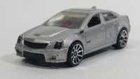 2010 Hot Wheels '09 Cadillac CTS-V Metalflake Silver Grey Die Cast Toy Luxury Car Vehicle