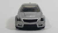 2010 Hot Wheels '09 Cadillac CTS-V Metalflake Silver Grey Die Cast Toy Luxury Car Vehicle