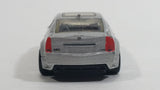 2010 Hot Wheels '09 Cadillac CTS-V Metalflake Silver Grey Die Cast Toy Luxury Car Vehicle