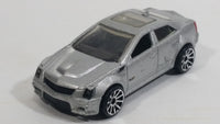 2010 Hot Wheels '09 Cadillac CTS-V Metalflake Silver Grey Die Cast Toy Luxury Car Vehicle