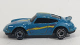 Rare 1974 Mattel Hot Wheels Micro Porsche 911 Turbo Blue Sports Car Vehicle